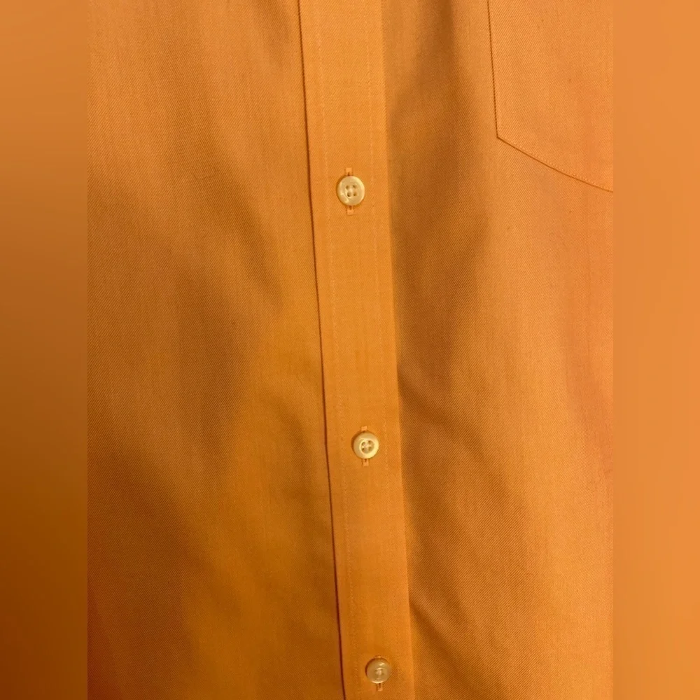 Banana Republic~Men’s Warm Peach Dress Shirt~Button-Up~Long Sleeve~Size XL
